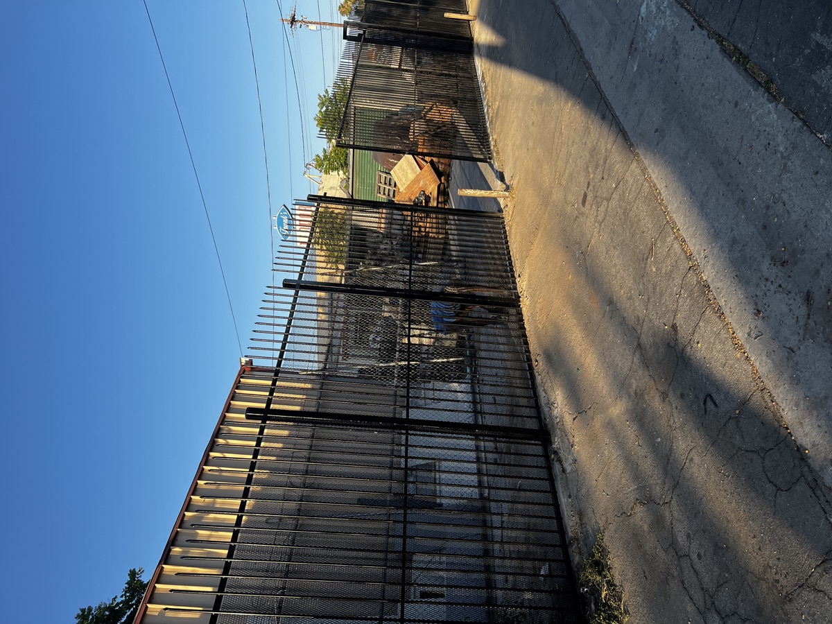 Custom metal fencing installation